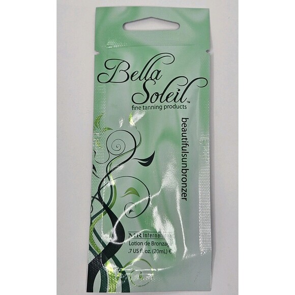 Mr International Bella Soleil Beautiful Sun Bronzer Tanning Packets Lot of 7 - Picture 2 of 3
